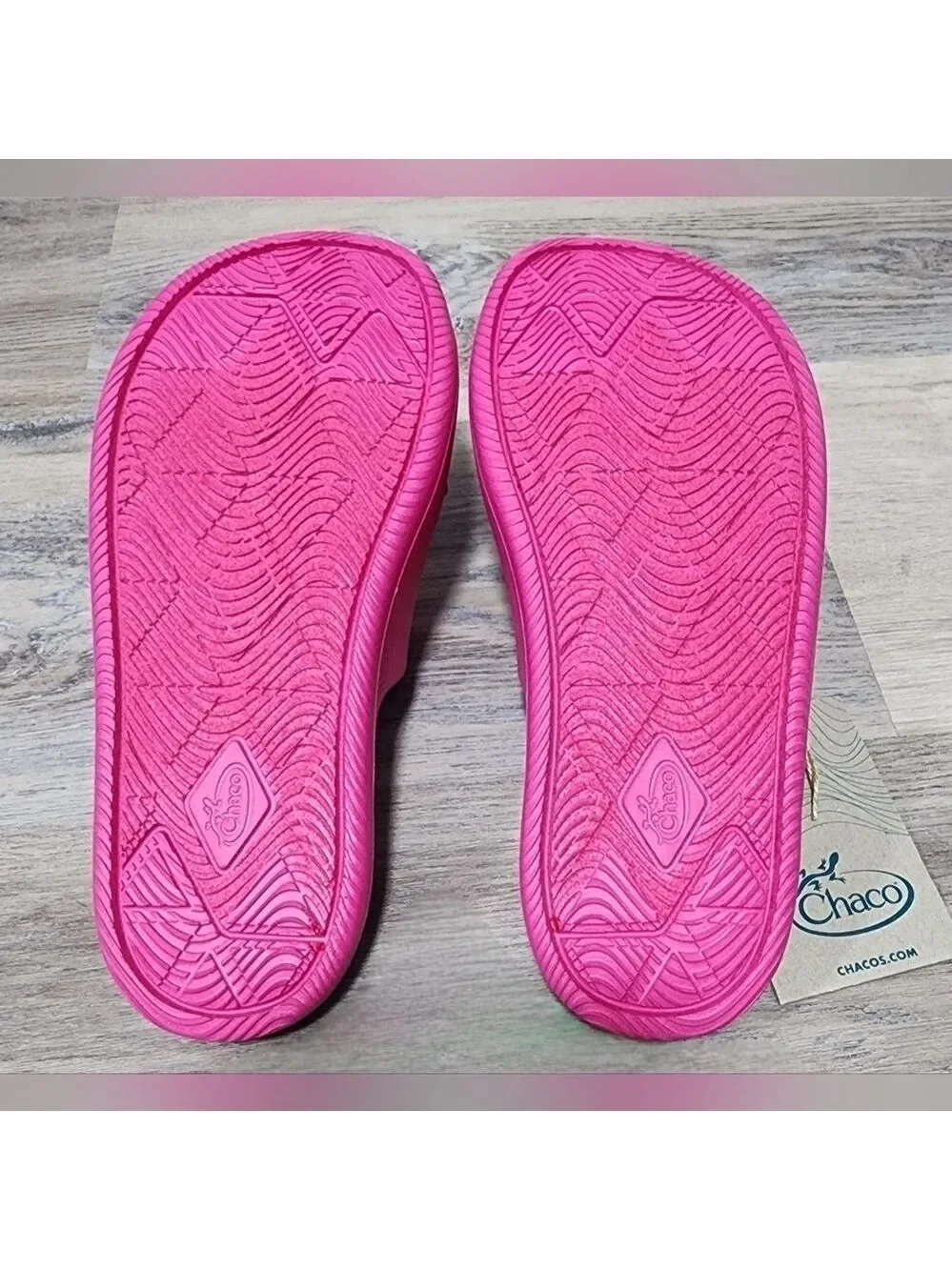 Chaco Kid's Chillos Slides - Magenta Size 2 - New In Box